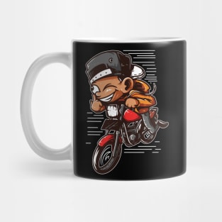 cute kid biker Mug